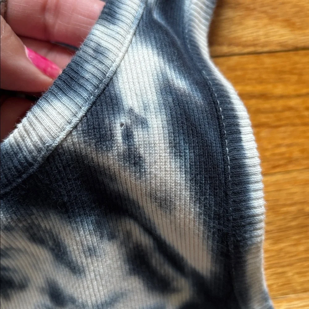 Young Fabulous & Broke Black & White Tie-Dye Racerback Midi Maxi Dress Women’s S - Picture 6 of 6